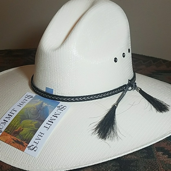 Summit Accessories Gus Canvas Cowboy Hat Whorsehair Band Poshmark